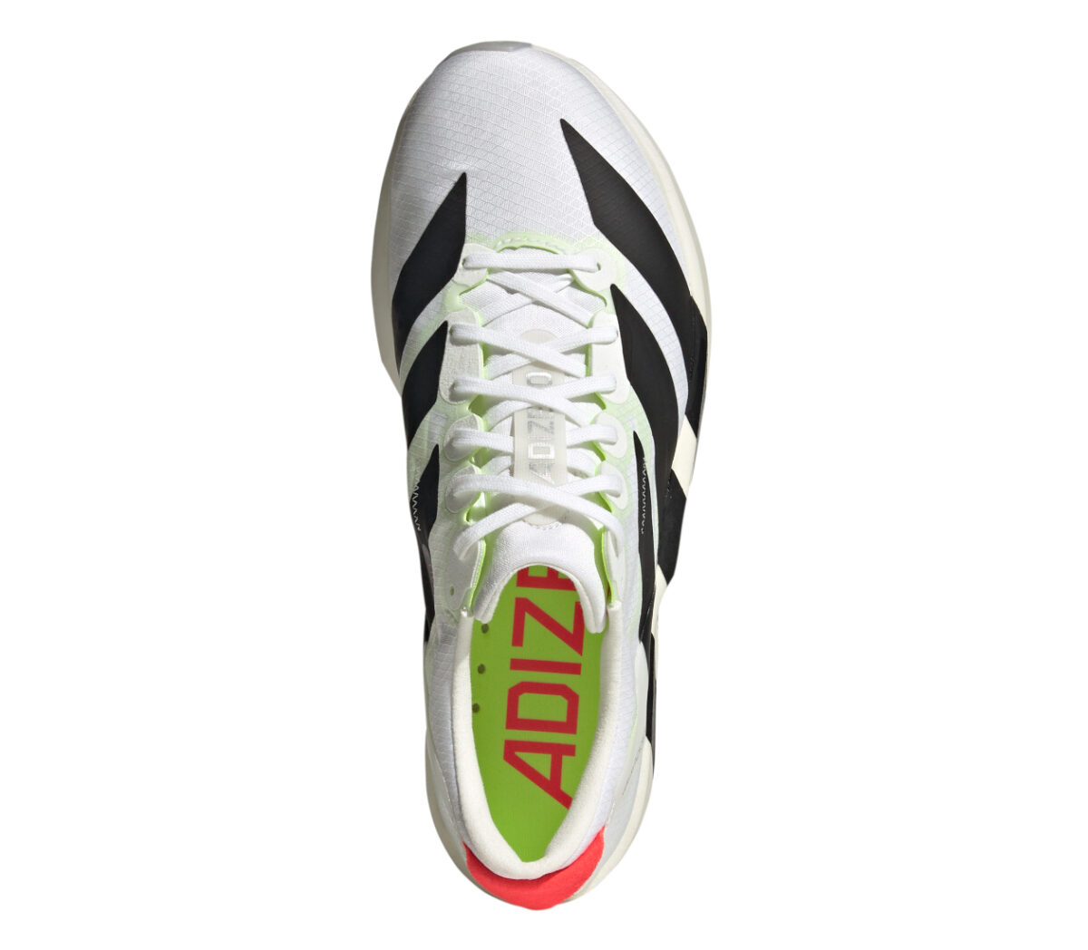 Tomaia Scarpa Adidas Adizero Adios 9 donna nera bianca