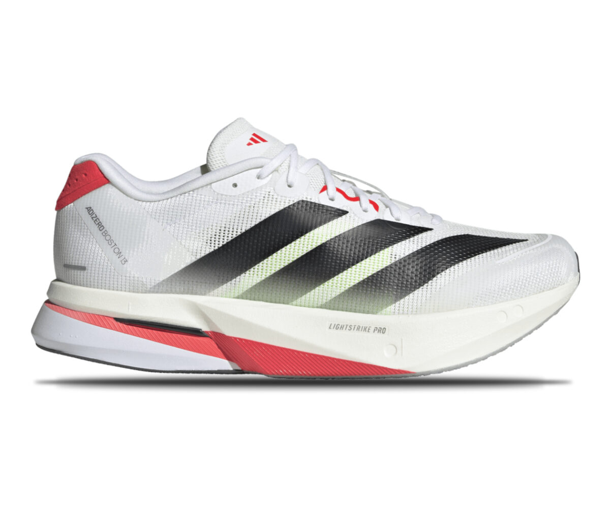 Scarpa Adidas Adizero Boston 13 uomo bianca rossa