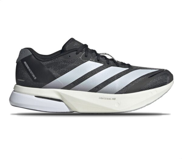 Scarpa Adidas Adizero Boston 13 uomo nera bianca