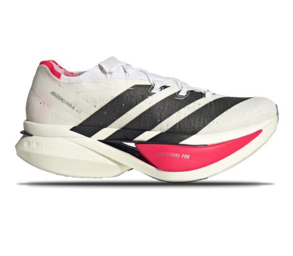 Scarpa Adidas Adizero Prime X3 Strung unisex bianca rossa
