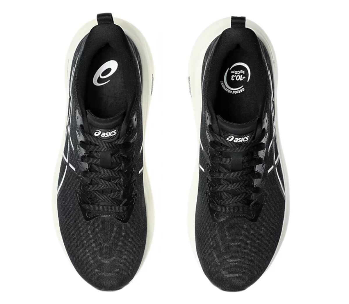 Tomaia Scarpa Asics Gel GT-2000 13 Wide uomo bianca nera