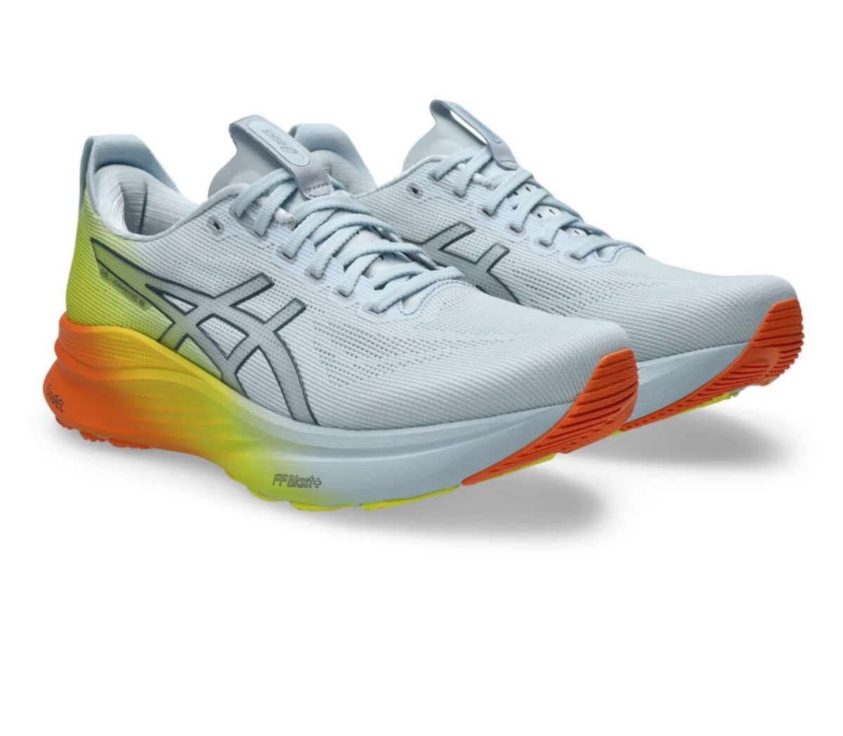 Coppia Scarpa Asics Gel-Kayano 32 uomo grigia arancione