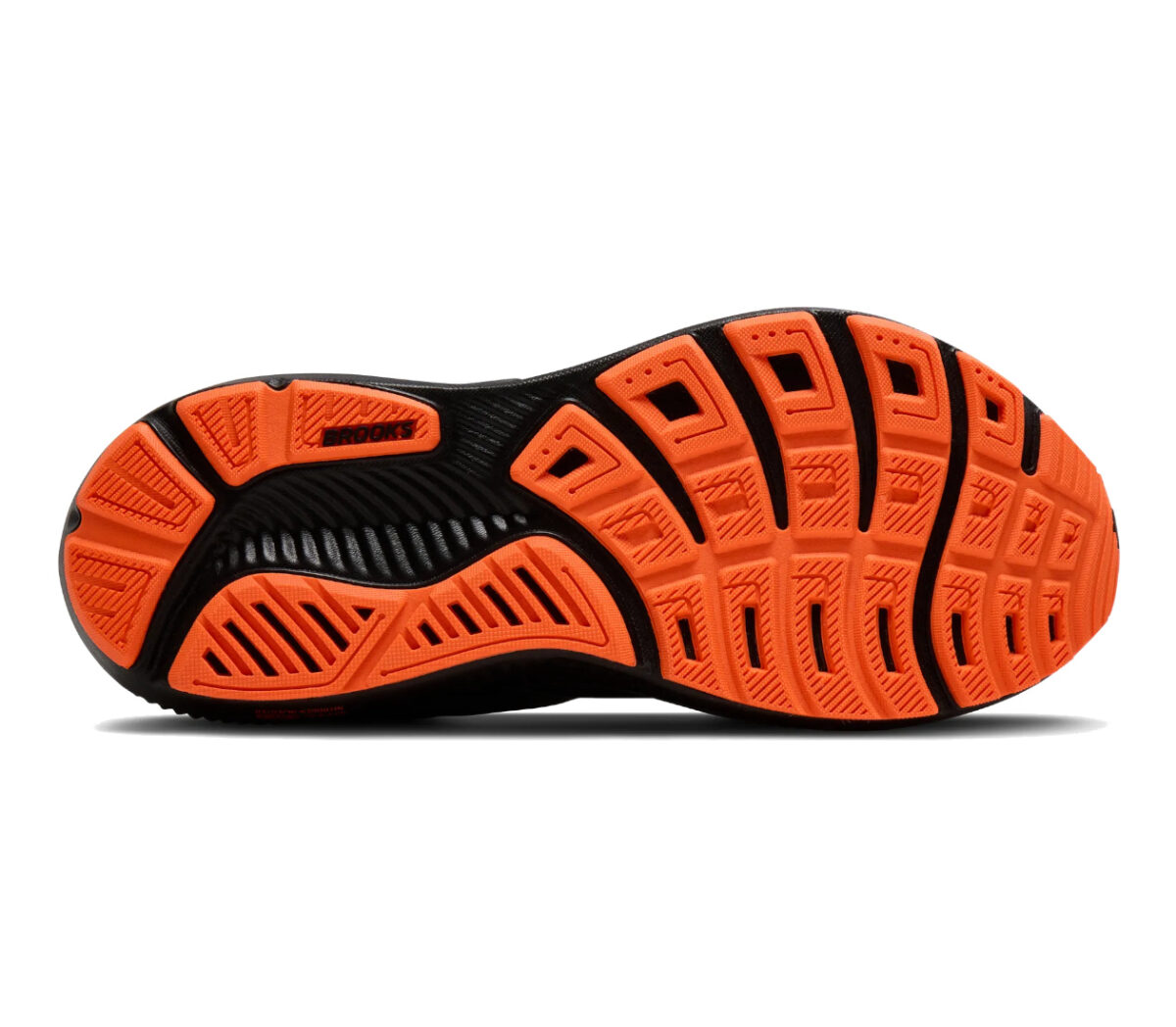 Suola Scarpa Brooks Ghost 17 uomo nera arancione
