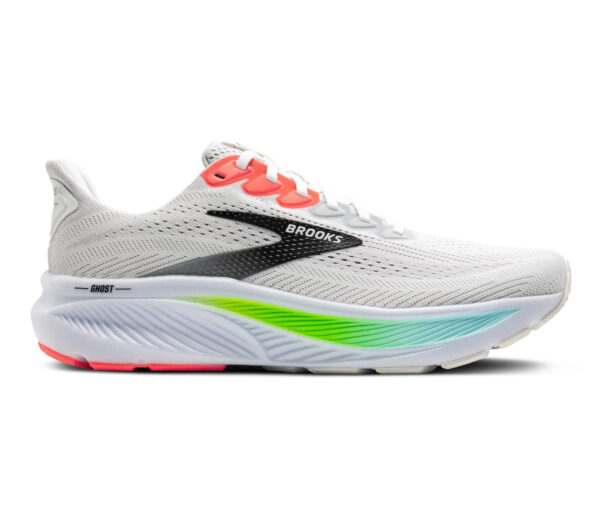 Scarpa Brooks Ghost 17 uomo bianca verde