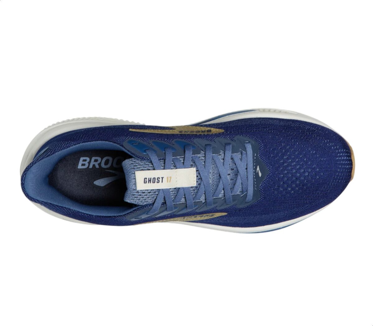 Tomaia Scarpa Brooks Ghost 17 uomo blu beige