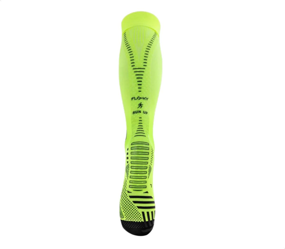 Dietro Calza Floky Run Up Long 2.0 unisex giallo fluo