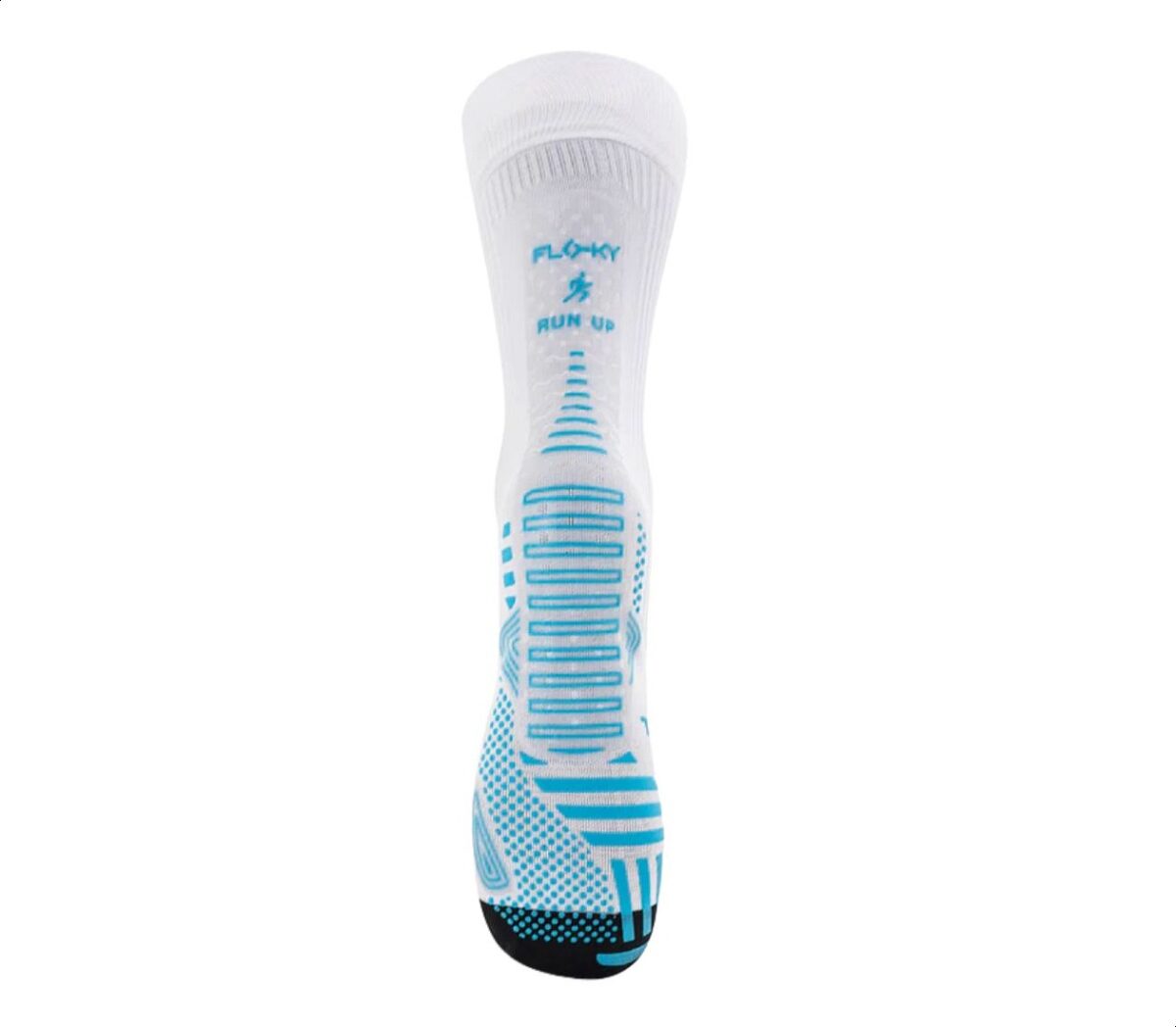 Dietro Calza Floky Run Up Medium 2.0 unisex white light blue
