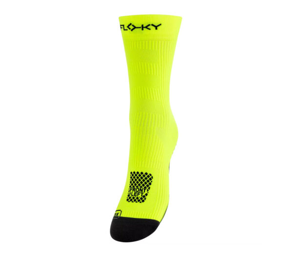 Calza Floky Run Up Medium 2.0 unisex yellow fluo
