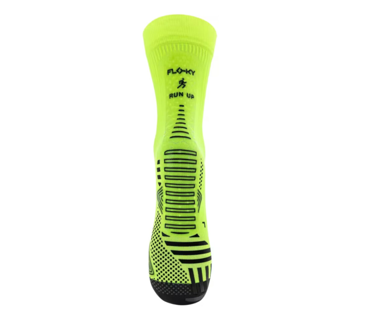 Dietro Calza Floky Run Up Medium 2.0 unisex yellow fluo