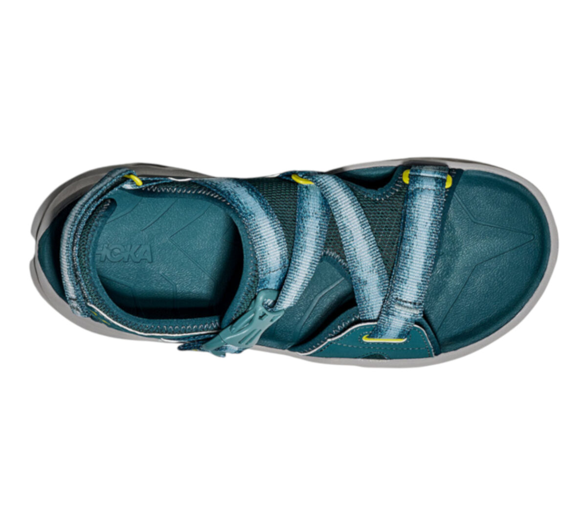 Tomaia Scarpa Hoka HIKE TC uomo blue twilight pea green
