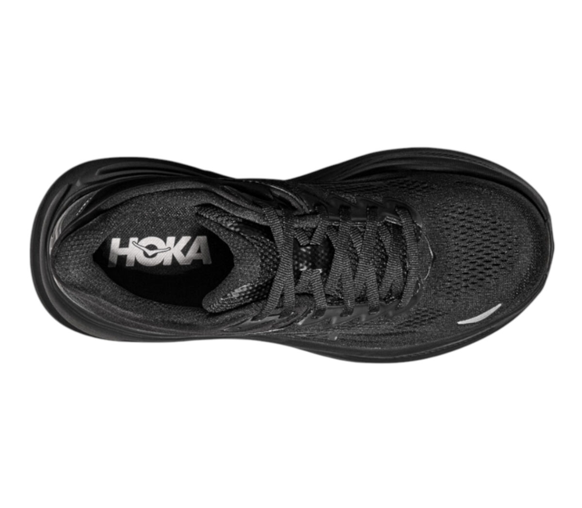 Tomaia Scarpa Hoka Bondi 8 Wide uomo nera
