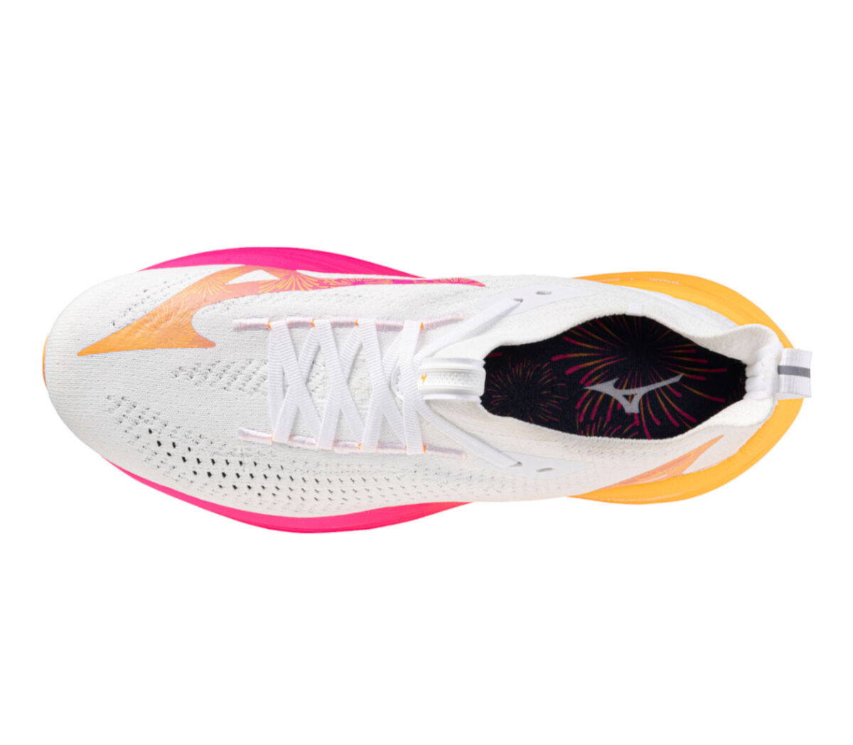 Tomaia Scarpa Mizuno Neo Vista 2 unisex bianca rosa