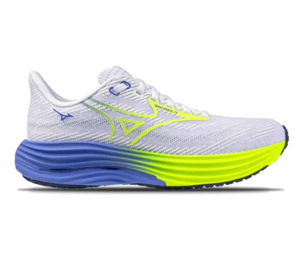 Scarpa Mizuno Wave Rider 29 donna White Lightning Yellow Ultramarine