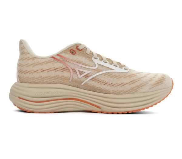 Scarpa Mizuno Wave Rider 29 donna beige arancione