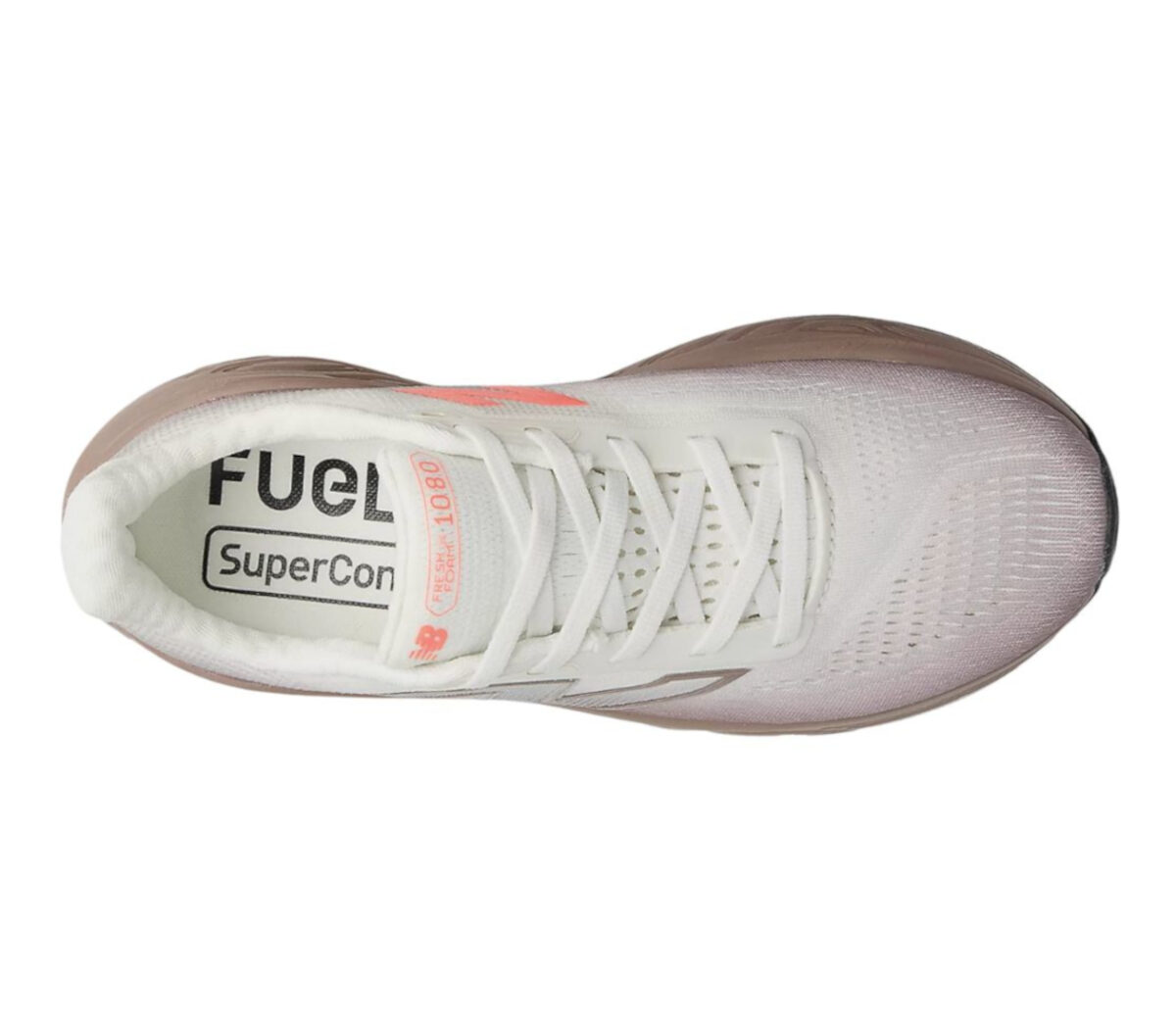 Tomaia Scarpa New Balance 1080 v14 Wide donna marrone bianca