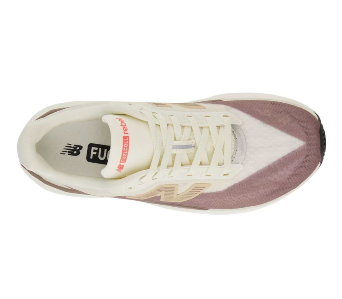 Tomaia Scarpa New Balance FuelCell Rebel v5 donna beige marrone