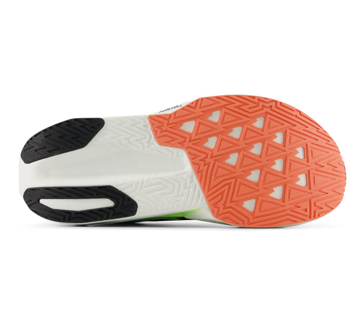 Suola Scarpa New Balance FuelCell Rebel v5 uomo bianca verde