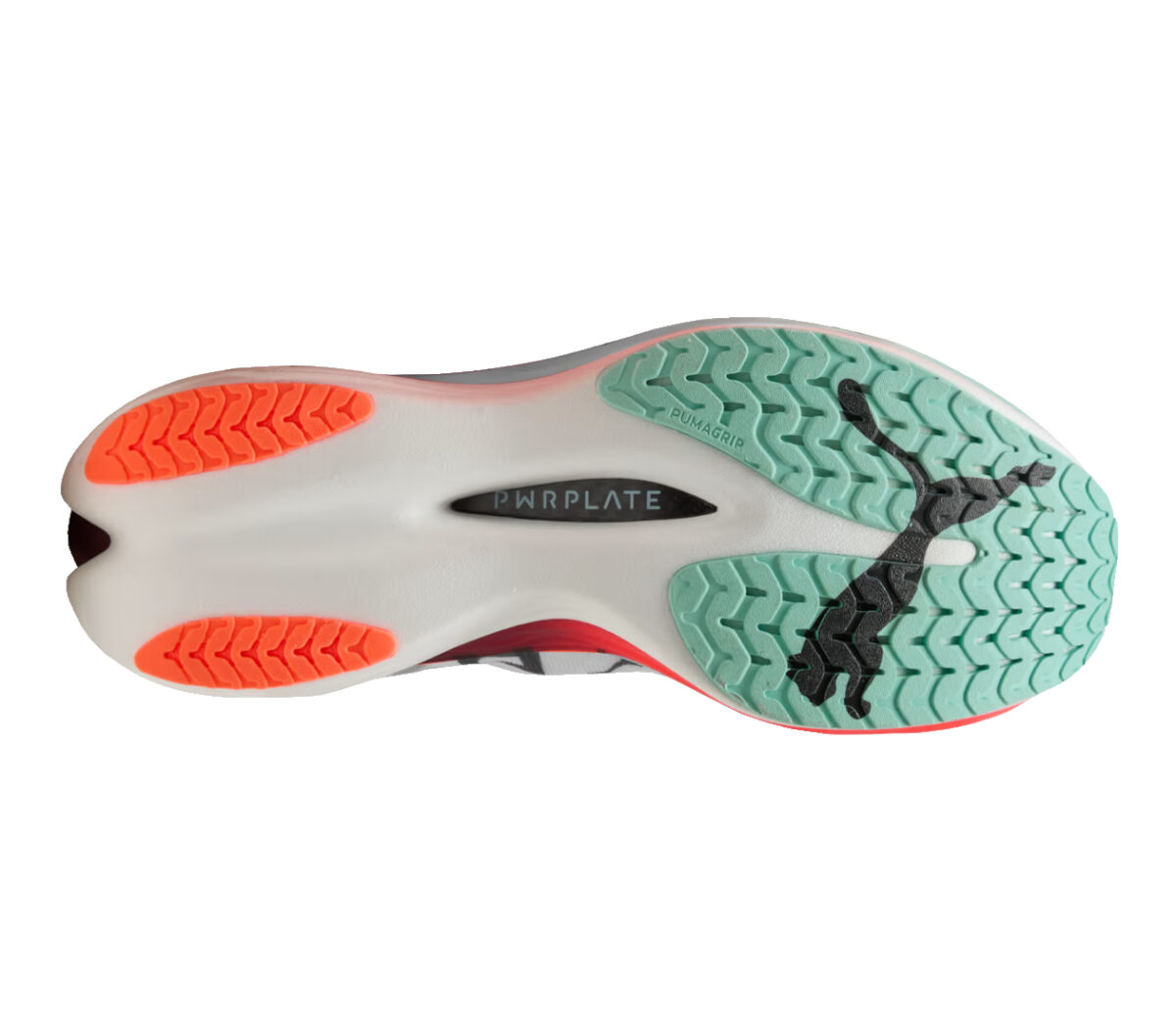 Suola Scarpa Puma Deviate Nitro Elite 3 HYROX uomo bianca rossa