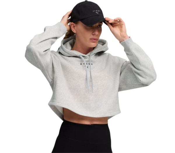 Felpa Puma x HYROX Heavyweight Hoodie donna grigia