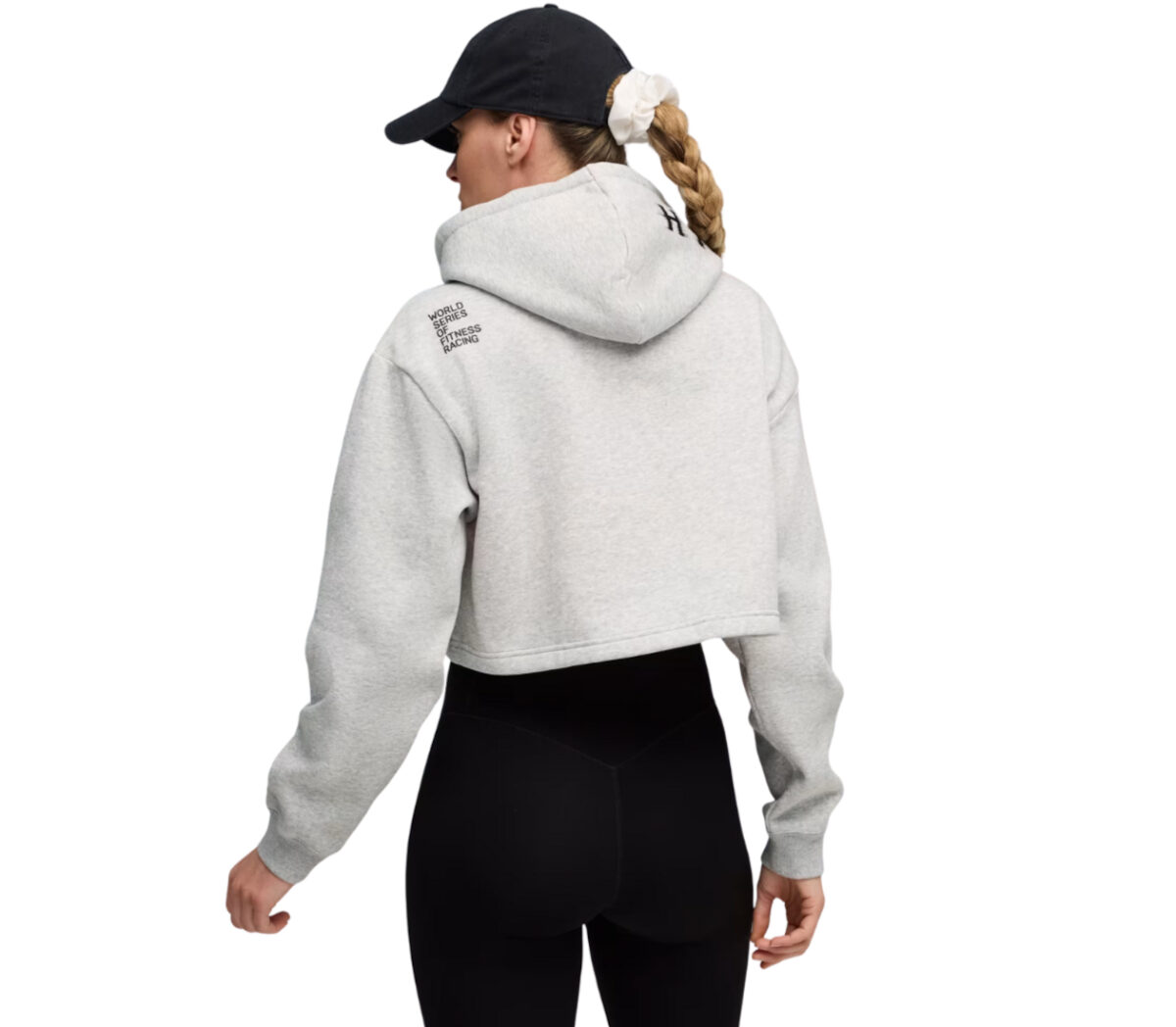 Dietro Felpa Puma x HYROX Heavyweight Hoodie donna grigia