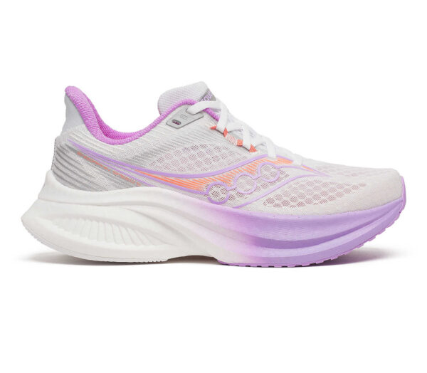 Scarpa Saucony Endorphin Speed 5 donna bianca lilla