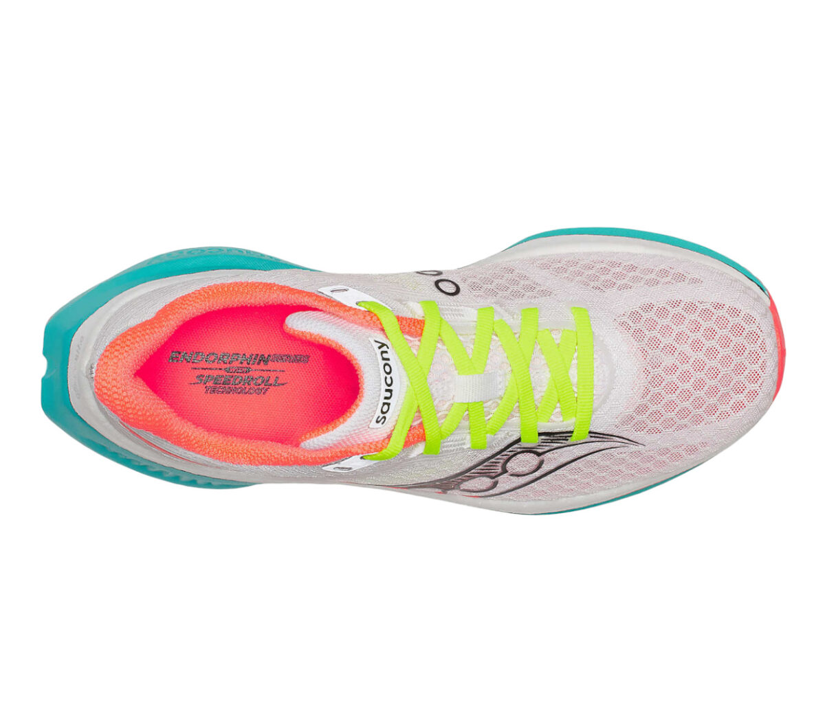 Tomaia Scarpa Saucony Endorphin Speed 5 donna white mutant