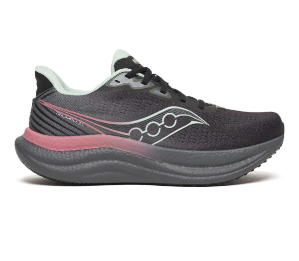Scarpa Saucony Triumph 23 donna nera rosa