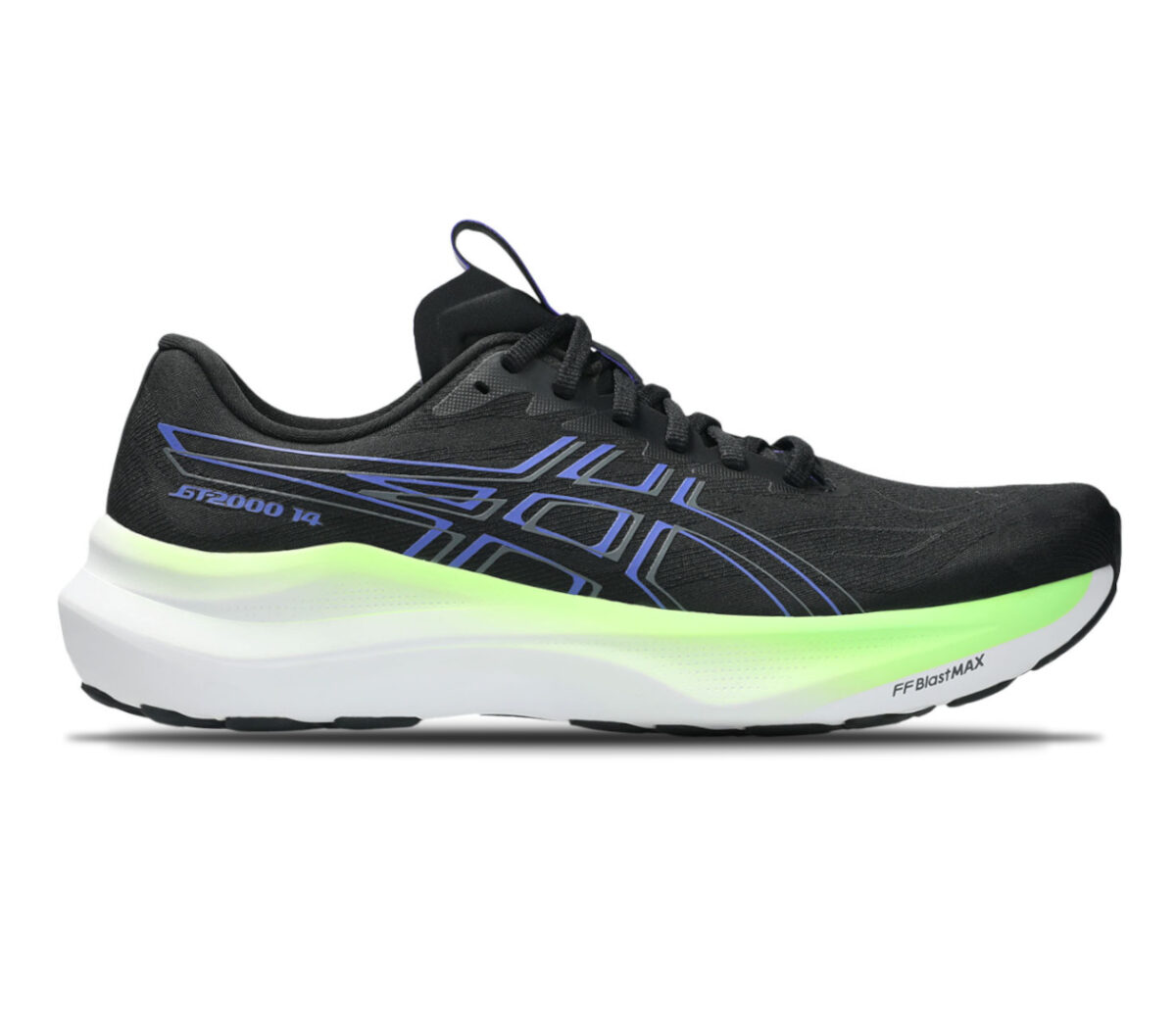 Scarpa Asics GT-2000 14 uomo nera verde