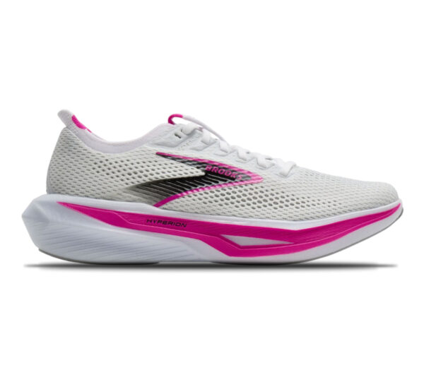 Scarpa Brooks Hyperion 3 donna bianca fucsia
