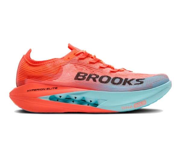 Scarpa Brooks Hyperion Elite 5 unisex arancione celeste
