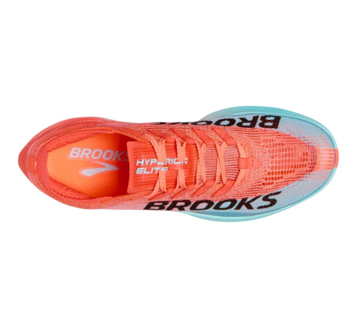 Tomaia Scarpa Brooks Hyperion Elite 5 unisex arancione celeste