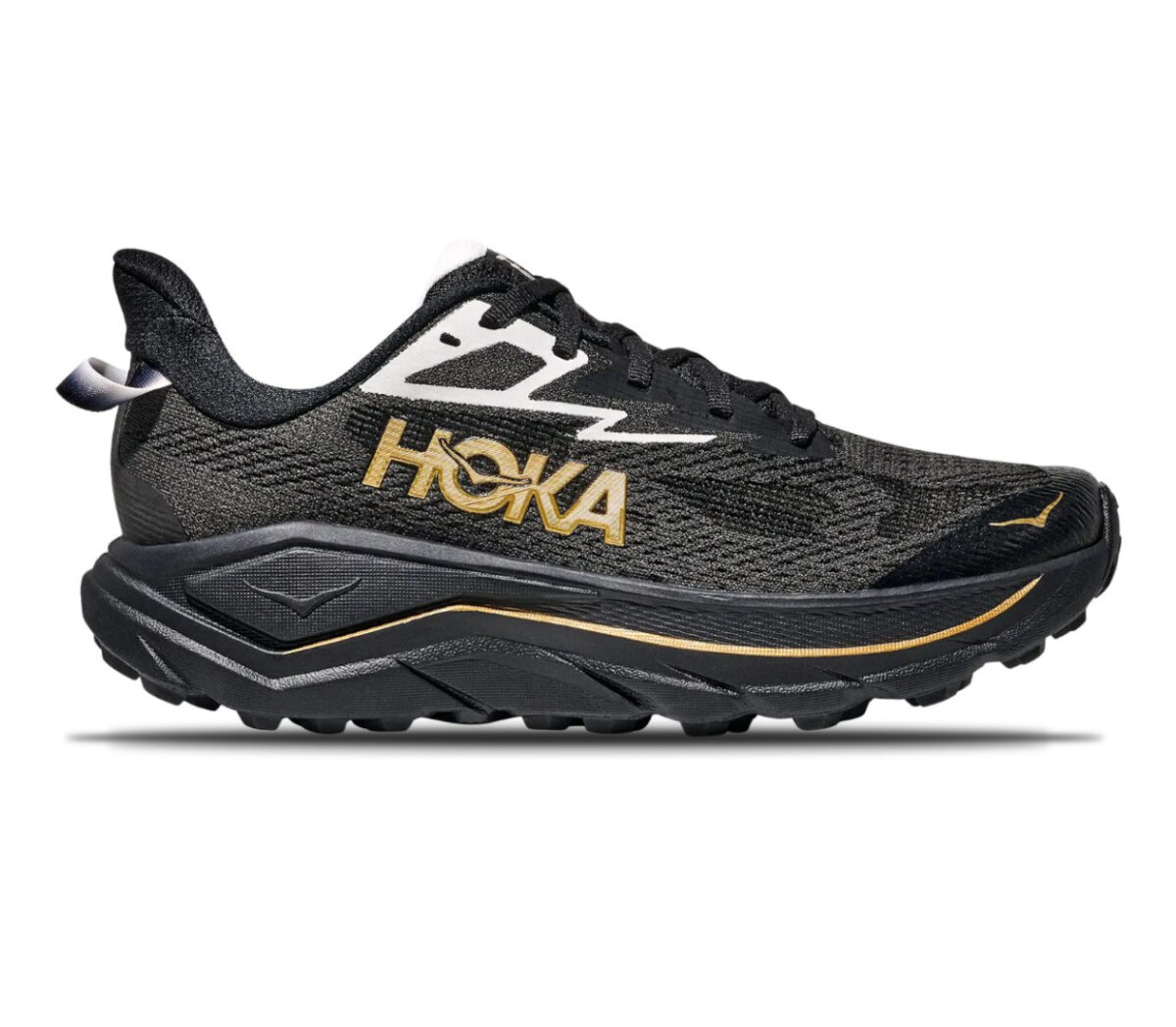 Scarpa Hoka Challenger 8 donna black gold
