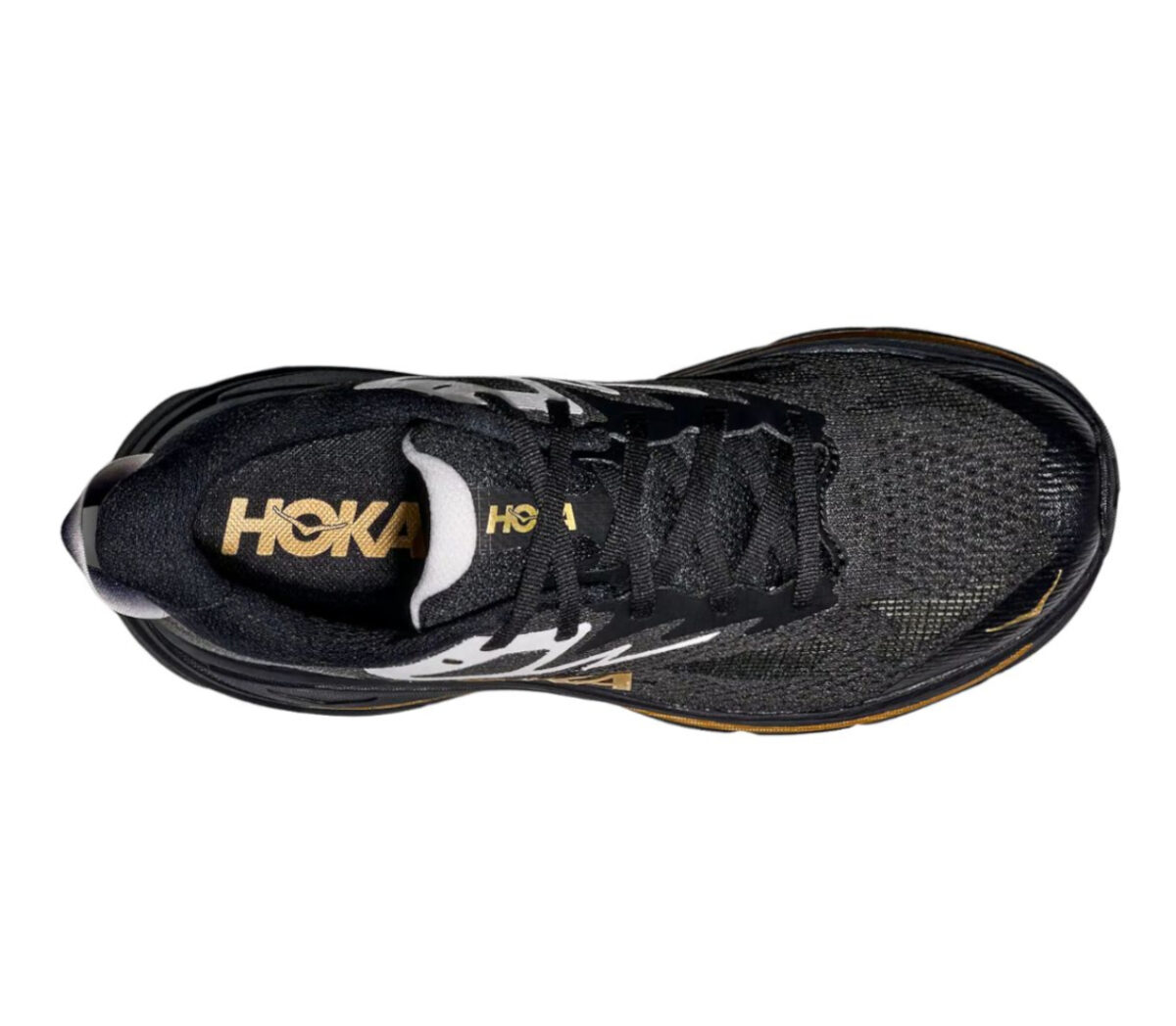 Tomaia Scarpa Hoka Challenger 8 donna black gold