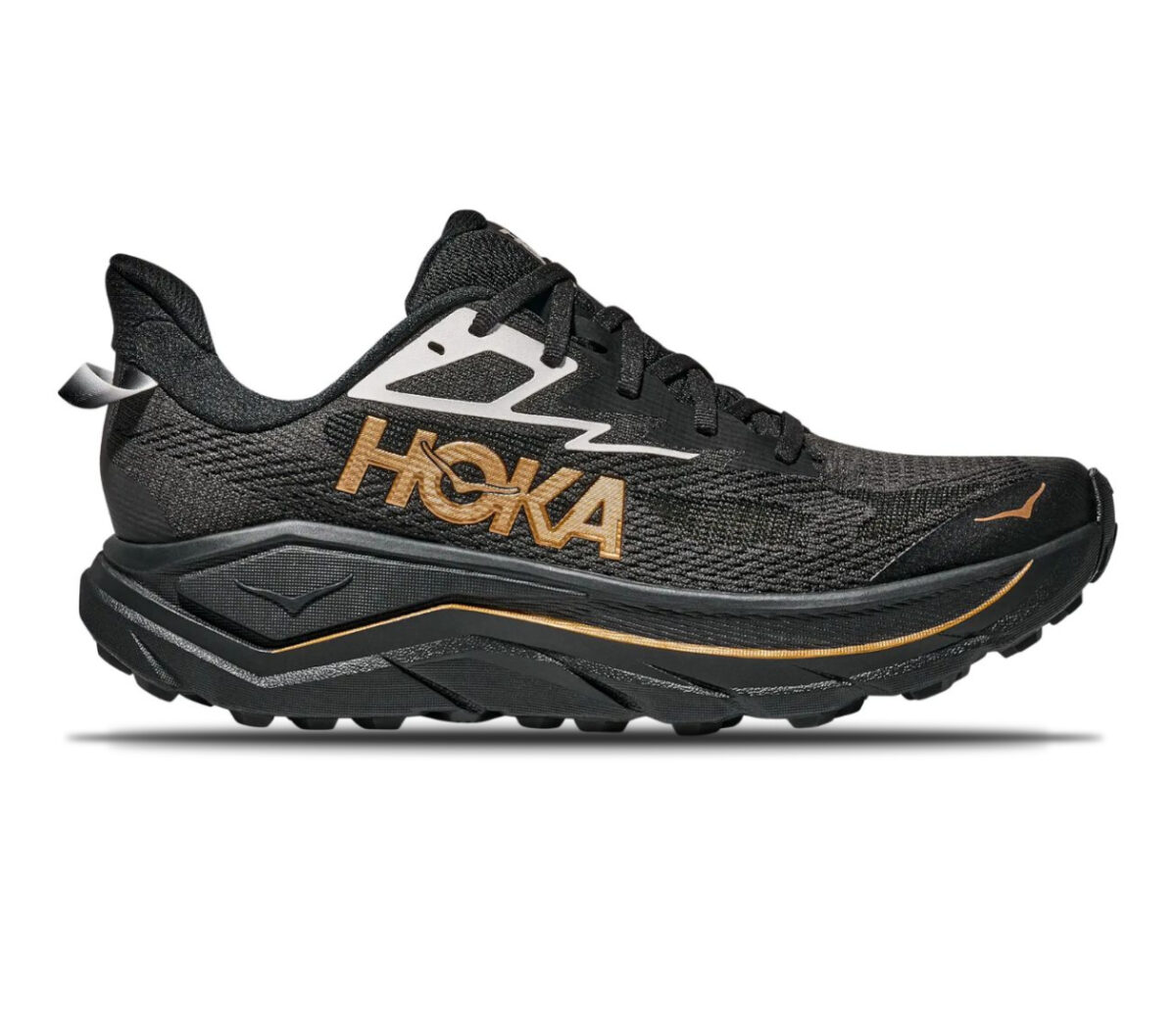 Scarpa Hoka Challenger 8 uomo black gold