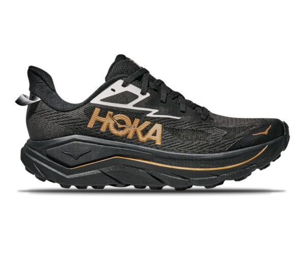 Scarpa Hoka Challenger 8 uomo black gold