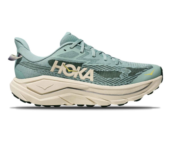 Scarpa Hoka Challenger 8 uomo verde beige