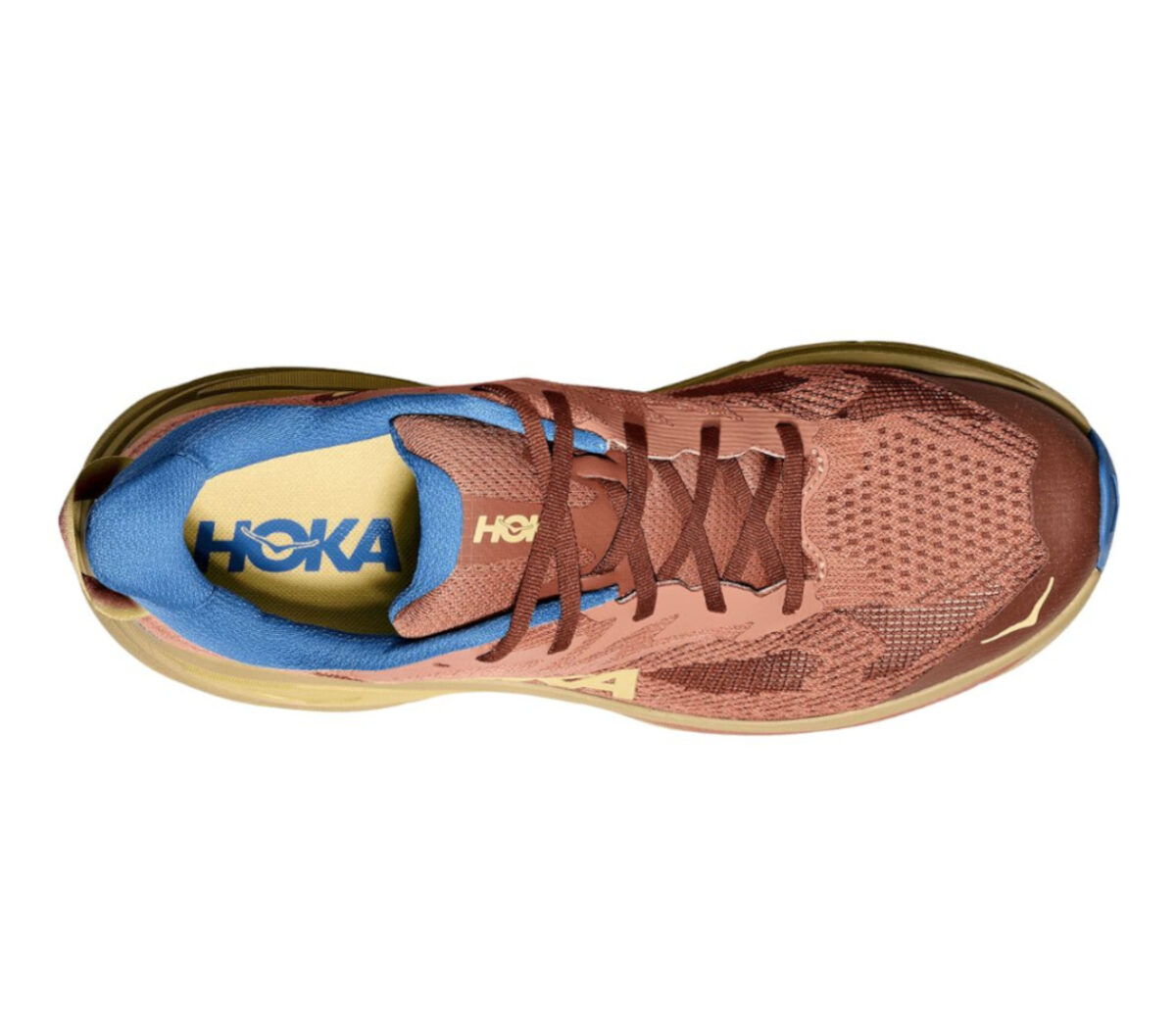 Tomaia Scarpa Hoka Challenger 8 uomo marrone
