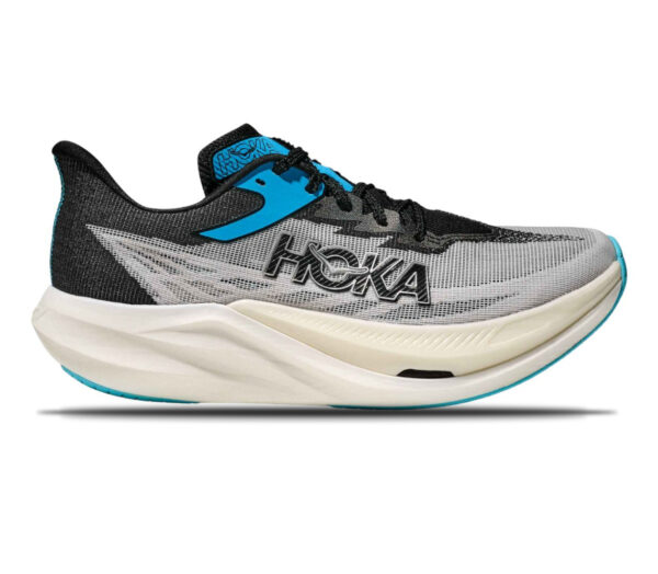 Scarpa Hoka Rocket X 3 unisex grigia celeste