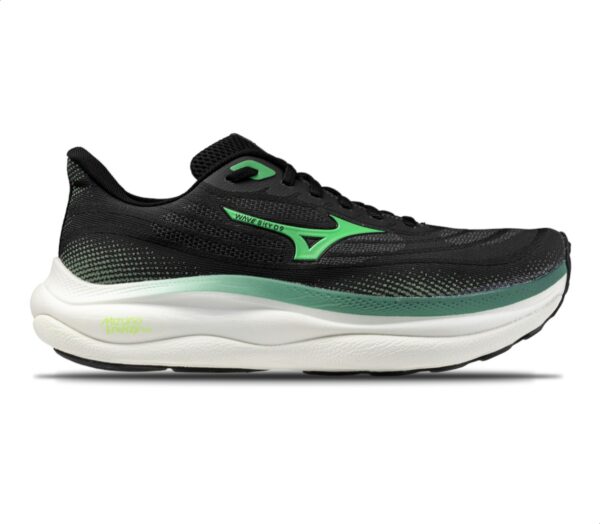 Scarpa Mizuno Wave Sky 9 uomo nera verde