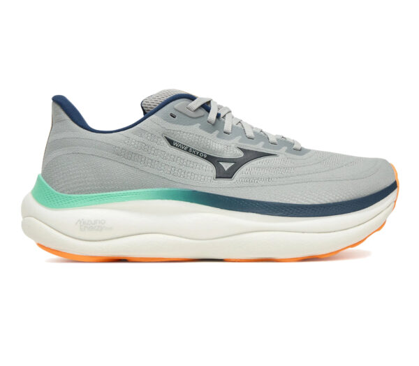 Scarpa Mizuno Wave Sky 9 uomo grigia arancione