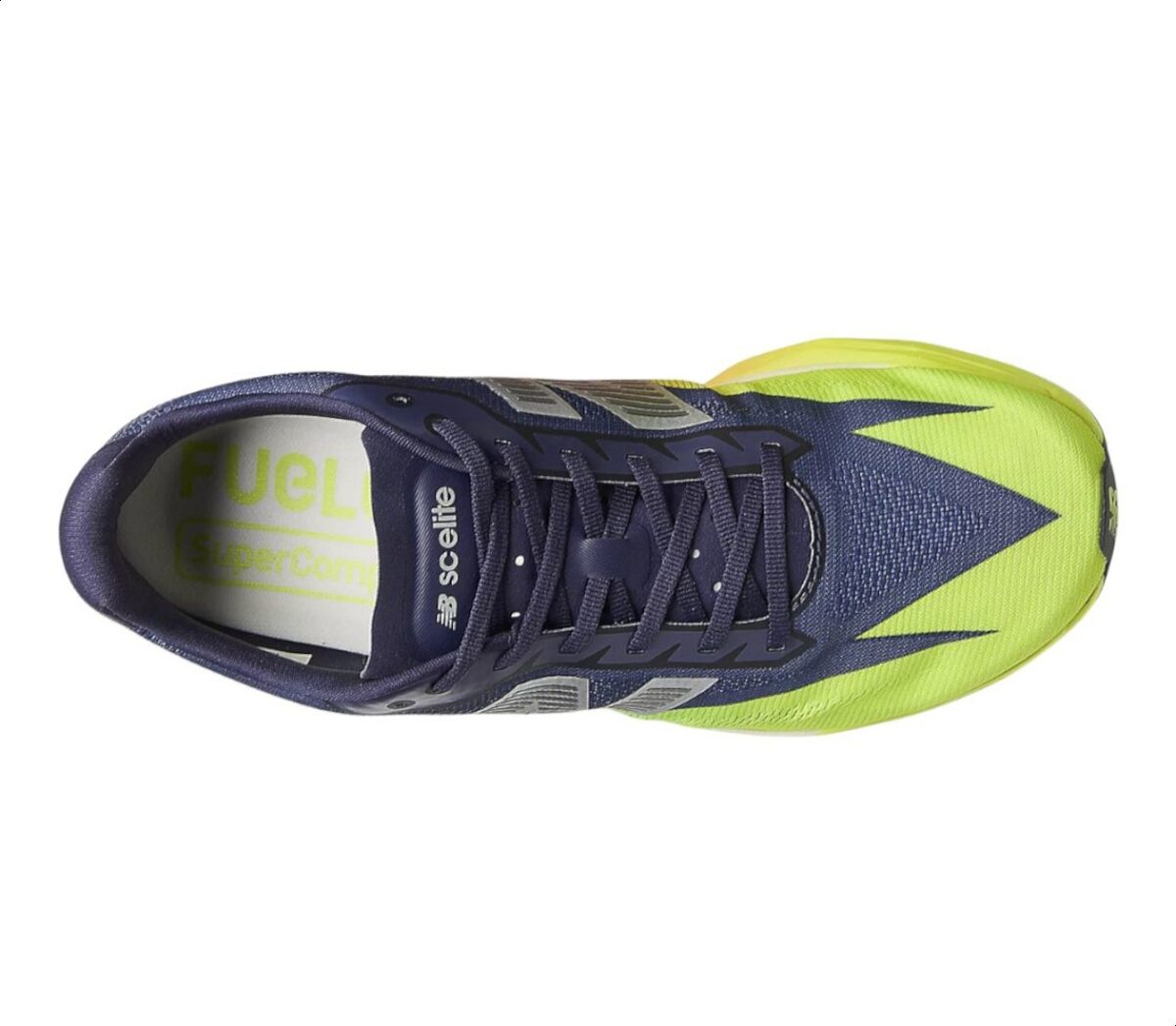 Tomaia Scarpa New Balance Fuelcell Supercomp Elite v5 uomo BOYSENBERRY con AFTERGLOW