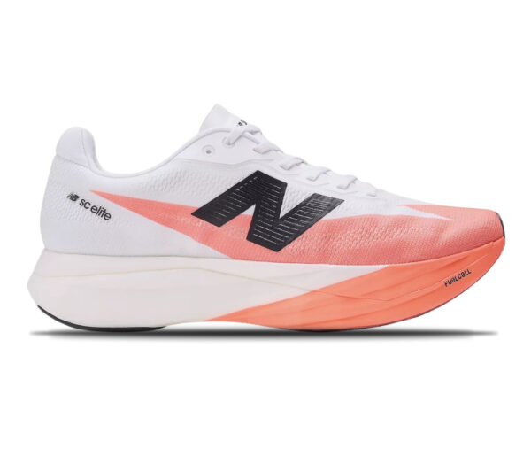 Scarpa New Balance SuperComp Elite v5 uomo bianca rosa