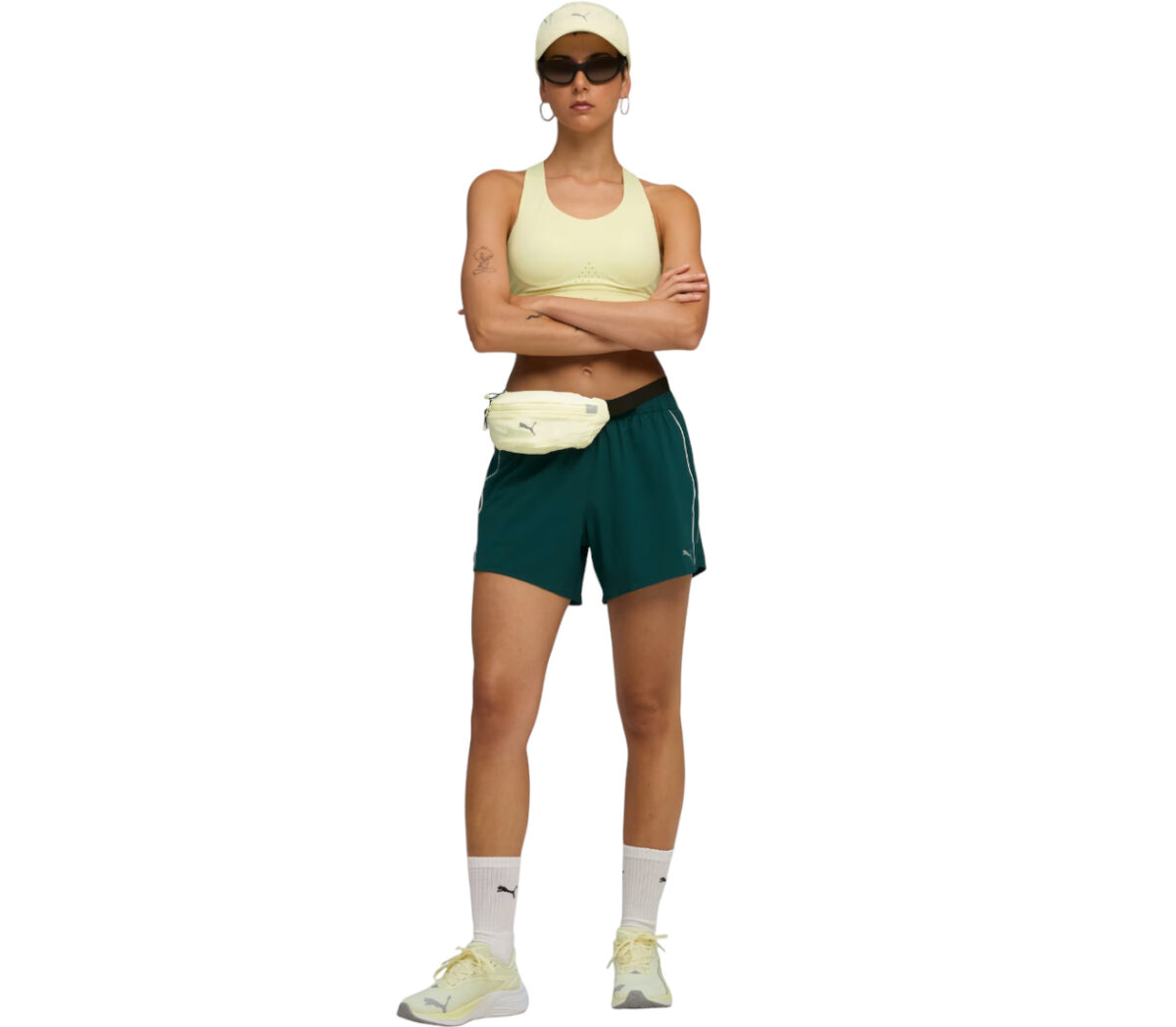 Reggiseno Puma PWRbreathe RUN Bra donna giallo chiaro