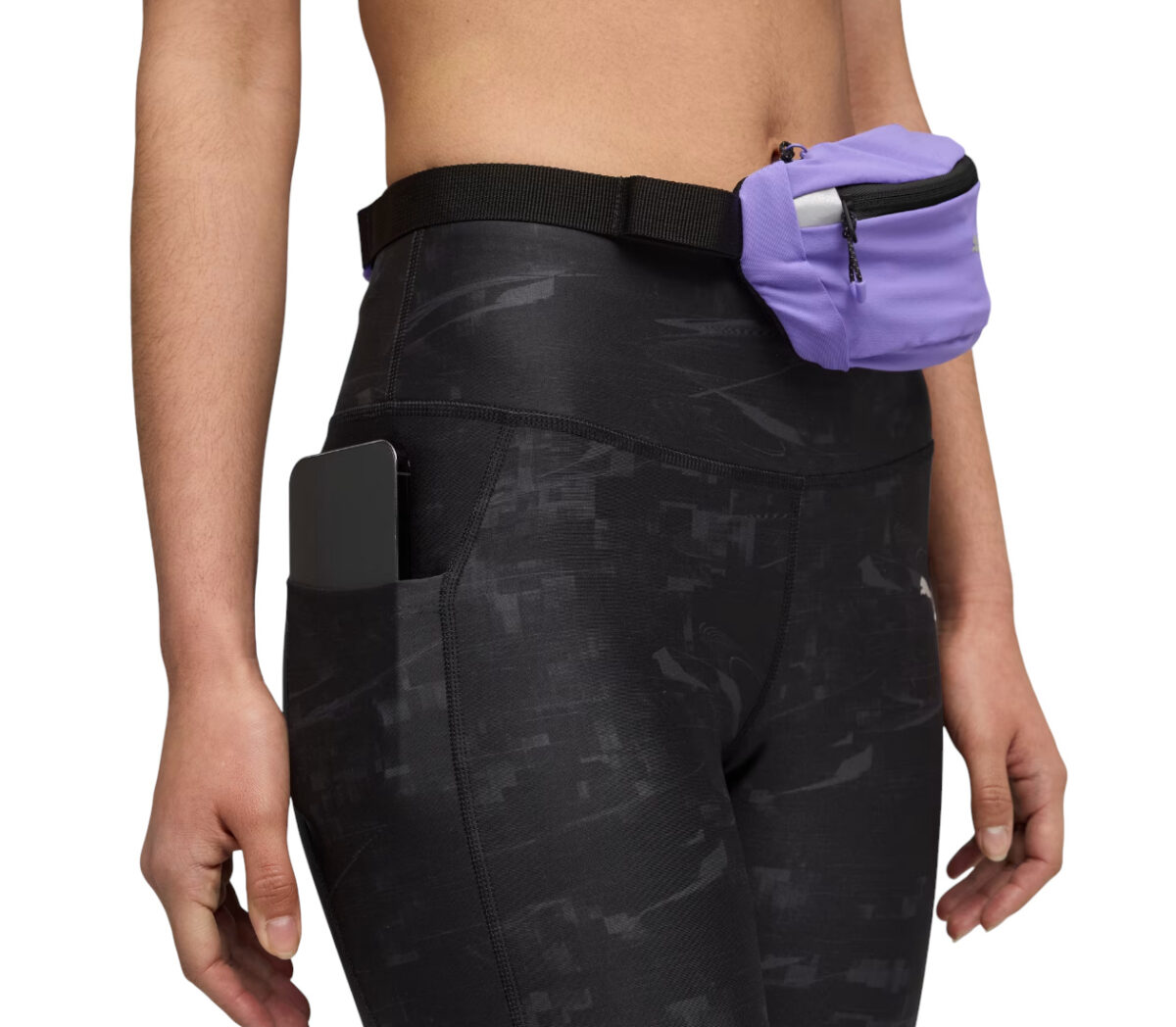 Dettaglio Leggings  Puma Run Velocity AOP Tight donna neri