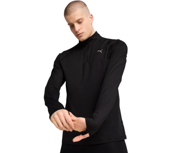 Maglia Puma Run Velocity Cloudspun ¼ Zip uomo nera