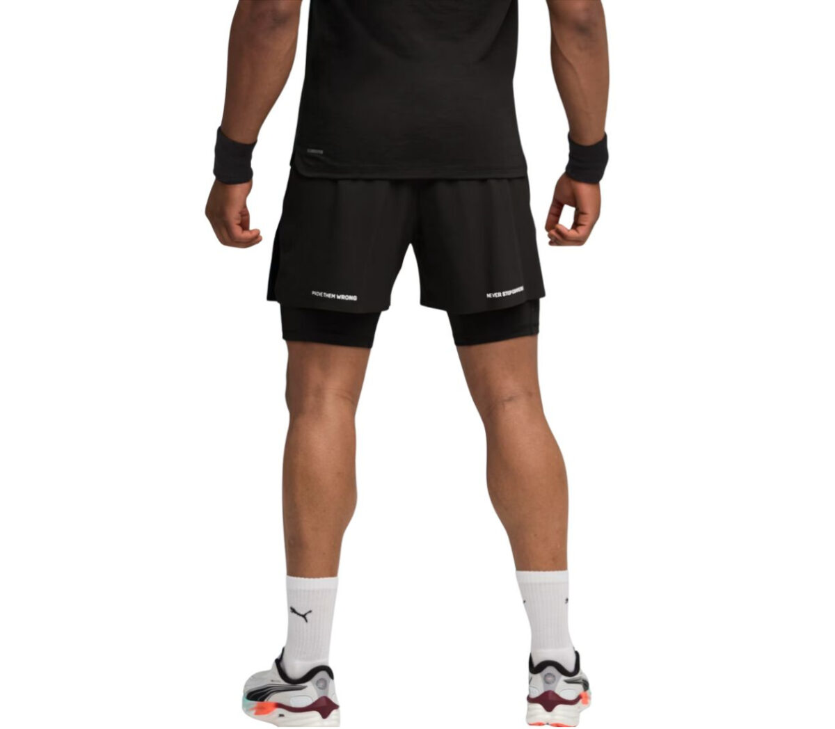 Dietro Pantaloncino Puma x Hyrox 2in1 uomo nera