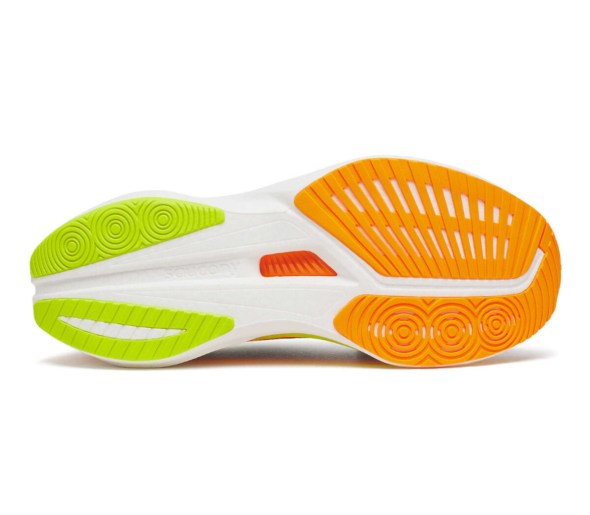 Suola Scarpa Saucony Endorphin Speed 5 uomo nera arancione