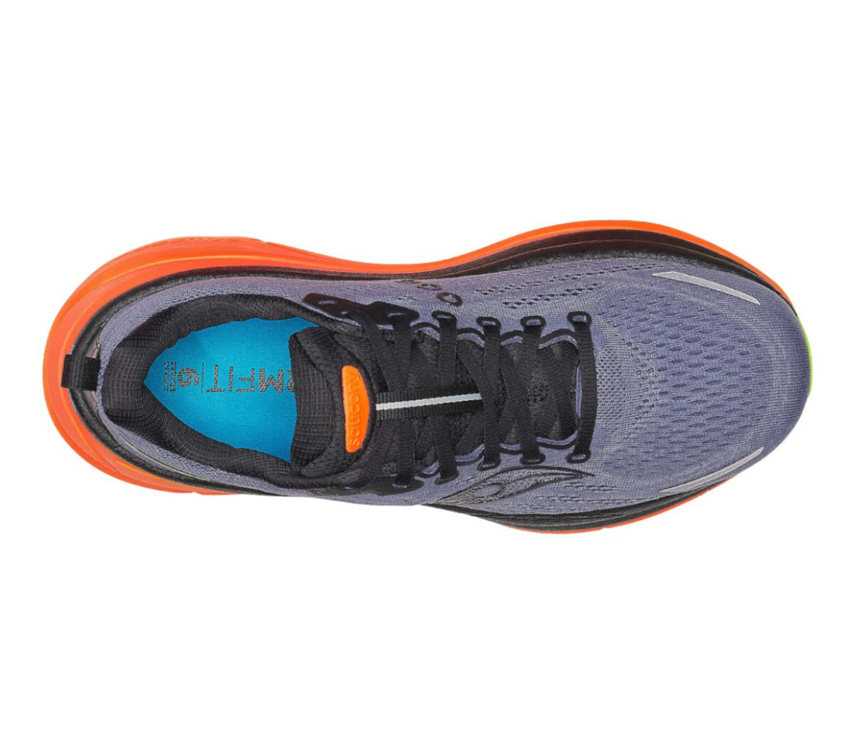 Tomaia Scarpa Saucony Hurricane 25 uomo grigia arancione