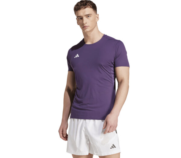 T-shirt Adidas Adizero E Tee uomo viola