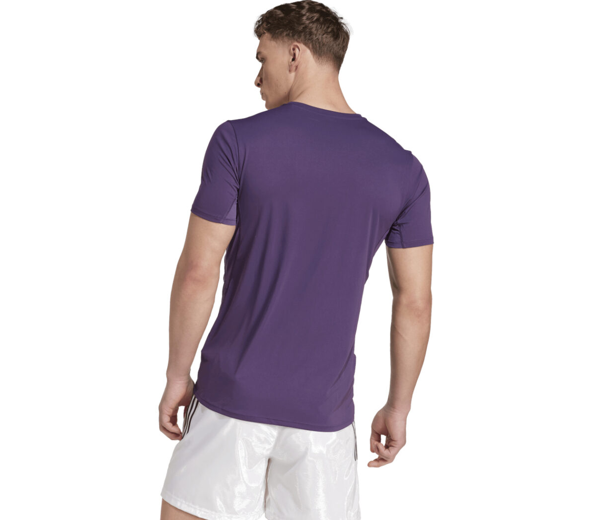 Dietro T-shirt Adidas Adizero E Tee uomo viola